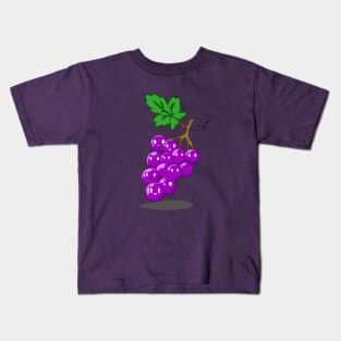 Kawaii Grapes with Faces Kids T-Shirt